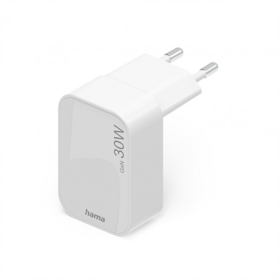 Hama rýchla USB nabíjačka GaN, USB-C PD/QC 30 W, skladacia Hama rýchla USB nabíjačka GaN, USB-C PD/QC 30 W, skladacia