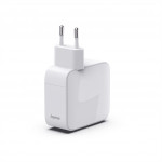 Hama rýchla USB nabíjačka GaN 2x USB-C, PD 30 W, navíjací kábel Hama rýchla USB nabíjačka GaN 2x USB-C, PD 30 W, navíjací kábel