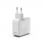 Hama rýchla USB nabíjačka GaN 2x USB-C, PD 65 W, navíjací kábel Hama rýchla USB nabíjačka GaN 2x USB-C, PD 65 W, navíjací kábel