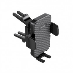 Hama držiak mobilu do auta, na okrúhlu vetraciu mriežku, otočný o 360°, univerzálny