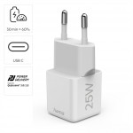 Hama rýchla USB nabíjačka, USB-C PD/QC 25 W, super-mini