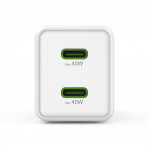 Super-Mini-Charg., GaN,2xUSB-C, 40W