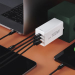 Hama rýchla USB nabíjačka GaN 2x USB-C + USB-A, PD/QC, 100 W