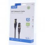 Hama sieťový kábel Cat8 S/FTP RJ45 5 m, tienený, 40 Gb/s