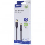 USB-A to USB-C, 5 Gbps, 0.75m