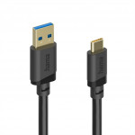 Hama USB A-C kábel 1,5 m, USB 3.2 Gen1 5 Gb/s, čierny