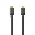 Hama USB C-C kábel 0,75 m, USB 3.2 Gen1 5 Gb/s, 240 W, čierny