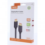 Hama DisplayPort 2.1 kábel UHD/16K, 80 Gb/s, 2 m