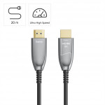 Hama optický aktívny HDMI kábel 8K Ultra High Speed, 20 m Hama optický aktívny HDMI kábel 8K Ultra High Speed, 20 m