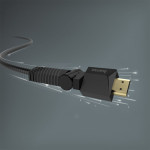 Hama HDMI kabel High Speed 4K 1,5 m, otočné vidlice (2 osi)