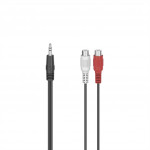 Hama audio redukcia jack vidlica na 2 cinch zásuvky, 10 cm