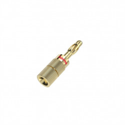 Audio Loudspeaker Adapter, Banana Plug, Set of 4 Audio Loudspeaker Adapter, Banana Plug, Set of 4