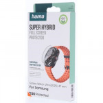 Hama Super Hybrid, ochrana displeja pre Samsung Galaxy Watch Ultra (25), 47 mm, D3O®, nerozbitná