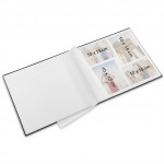 Hama album klasický špirálový FINE ART 36x32 cm, 50 strán, šedý, biele listy
