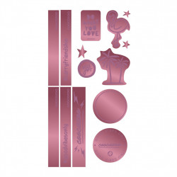 Reflexné samolepky coocazoo StickyRicky, Berry