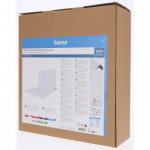 Hama pozadie pre foto štúdio, látkové, nekrčivé, 2,94 x 6 m, biele