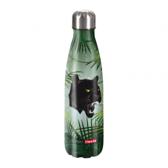 Izolovaná fľaška na nápoj z nerezovej ocele 0,50 l, Wild Cat Chiko