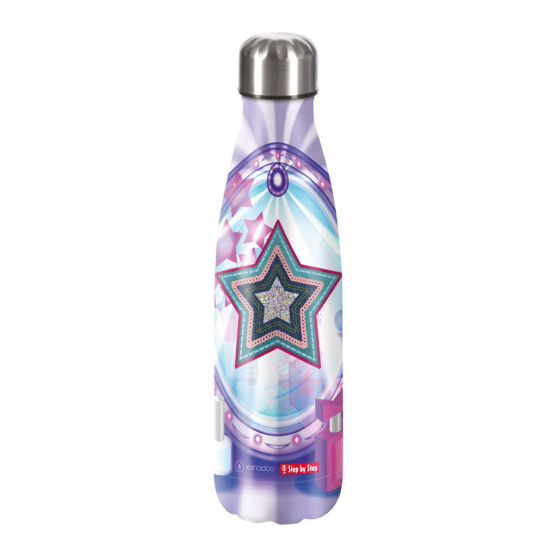 Izolovaná fľaška na nápoj z nerezovej ocele 0,5 l, Glamour Star Astra