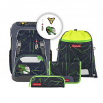 Školský ruksak GIANT pre prváčikov - 5-dielny set, Step by Step Ninja Kimo, certifikát AGR