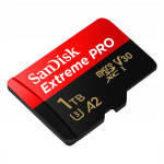 SanDisk Extreme PRO microSDXC 1 TB + SD Adapter 200 MB/s and 140 MB/s A2 C10 V30 UHS-I U3