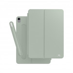 White Diamonds Folio, puzdro pre Apple iPad Air 10,9 (2020/2022), šalviovozelené
