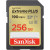 SanDisk Extreme PLUS 256 GB SDXC Memory Card 190 MB/s and 130 MB/s, UHS-I, Class 10, U3, V30