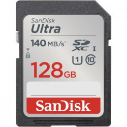 SanDisk Ultra 128 GB SDXC Memory Card 140 MB/s SanDisk Ultra 128 GB SDXC Memory Card 140 MB/s