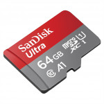 SanDisk Ultra microSDXC 64 GB (A1/UHS-I/Cl.10/140 MB/s) SanDisk Ultra microSDXC 64 GB (A1/UHS-I/Cl.10/140 MB/s)