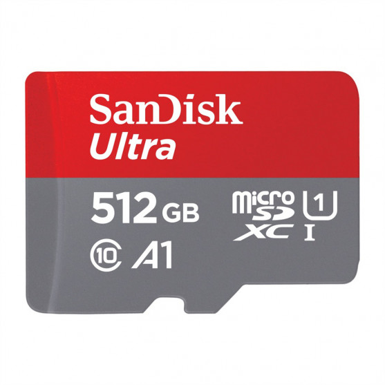 SanDisk Ultra microSDXC 512 GB (A1/UHS-I/Cl.10/150 MB/s) SanDisk Ultra microSDXC 512 GB (A1/UHS-I/Cl.10/150 MB/s)