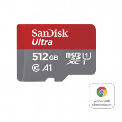 SanDisk Ultra microSDXC card for Chromebooks 512 GB, 150 MB/s, UHS-I, s adaptérom