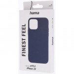 Hama Finest Feel, kryt pre Apple iPhone 14, tmavomodrý