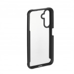 Hama Metallic Frame, kryt pre Samsung Galaxy A14 / A14 5G, priehľadný/čierny