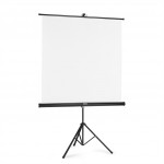 Hama projekčné plátno 2v1, 125x125 cm, uhlopriečka 177 cm, so statívom, prenosné, biele