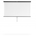 Hama projekčné plátno, roletové, 175x175 cm, uhlopriečka 247 cm, montáž na strop alebo stenu, biele