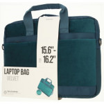 Hama Velvet, taška na notebook, 40-41 cm (15,6-16,2), zamatový materiál, petrolejová