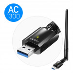 Cudy AC1300 Wi-Fi USB 3.0 sieťová karta, ext. anténa (WU1400)