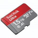 SanDisk Ultra microSDXC 1,5 TB + SD Adapter 150 MB/s  A1 Class 10 UHS-I