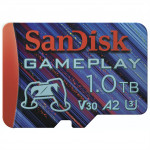 SanDisk GamePlay microSDXC UHS-I Card, 1 TB Gaming microSDXC, 190 MB/s, 130 MB