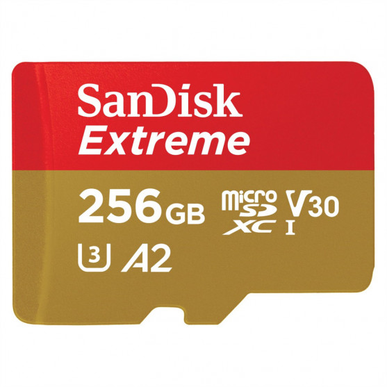 SanDisk microSDXC Extreme 256GB (A2/ V30/ U3/ R190/ W130) SanDisk microSDXC Extreme 256GB (A2/ V30/ U3/ R190/ W130)