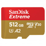 SanDisk microSDXC Extreme 512 GB (A2/ V30/ U3/ R190/ W130) SanDisk microSDXC Extreme 512 GB (A2/ V30/ U3/ R190/ W130)