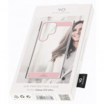 White Diamonds Air Protection, kryt Samsung Galaxy S23 Ultra, priehľadný/ružový