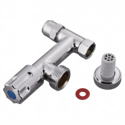 Xavax prípojka práčky/umývačky, 2x 3/8, 1x 3/4