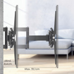 Hama nástenný držiak TV, pohyblivý, 400x400, 40 kg