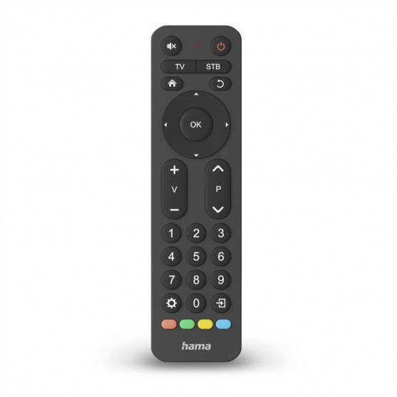 Hama univerzálny diaľkový ovládač 2v1 Zapper, kompaktný, veľké tlačidlá