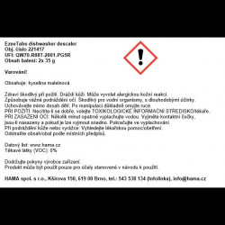 EzeeTabs eco tablety na odvápnenie umývačky riadu, vegan, 2 ks á 35 g