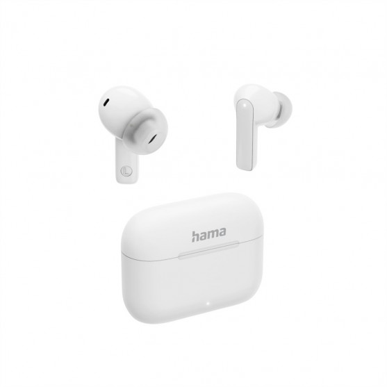 Hama Bluetooth slúchadlá Passion Clear II, štuple, ANC/ENC, aplikácia, biele Hama Bluetooth slúchadlá Passion Clear II, štuple, ANC/ENC, aplikácia, biele