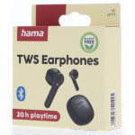 Hama Bluetooth slúchadlá Action One, kôstky, čierne