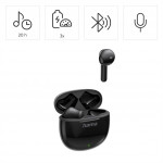 Hama Bluetooth slúchadlá Action One, kôstky, čierne