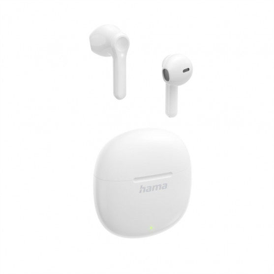Hama Bluetooth slúchadlá Action One, kôstky, biele
