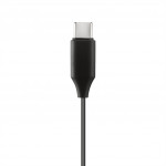 Hama USB-C slúchadlá s mikrofónom Calm, mini štuple, čierne